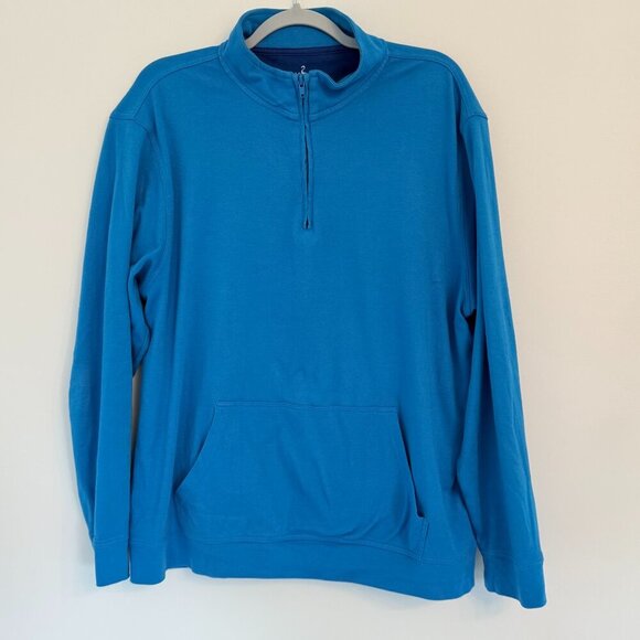 🦩 TailorByrd Blue 1/4 Zip Pullover – XL - Picture 1 of 4